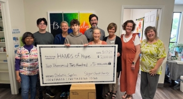 Sugar Check Charity Donates to Hands of Hope Medical Clinic